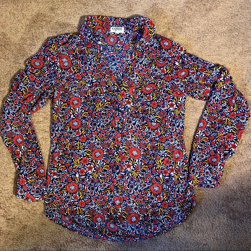 EXPRESS The Portofino Slim Fit Button Down Shirt